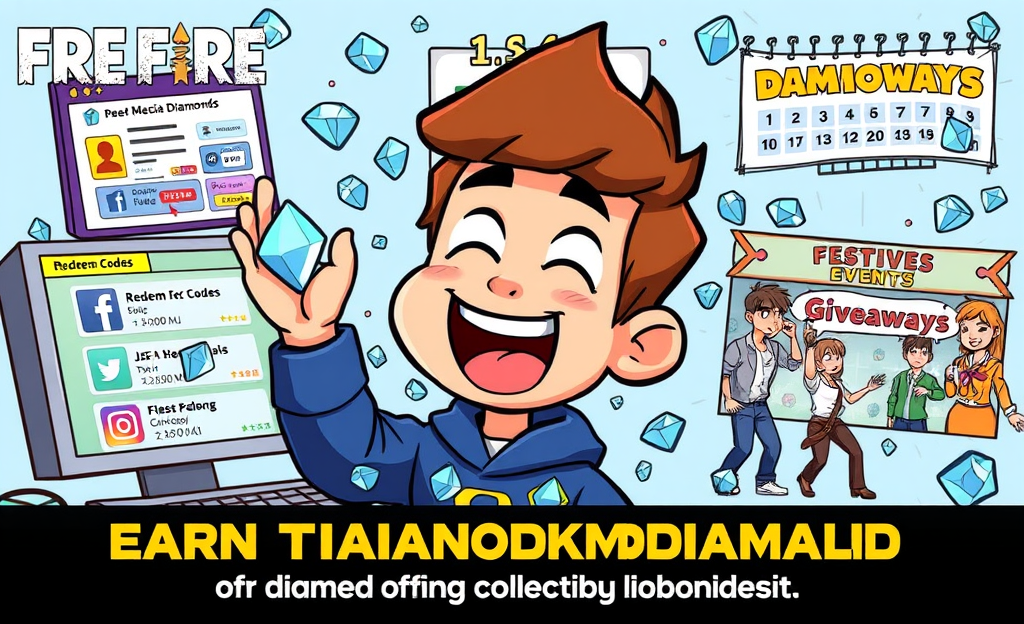 Guide on earning diamonds in Free Fire without hacks