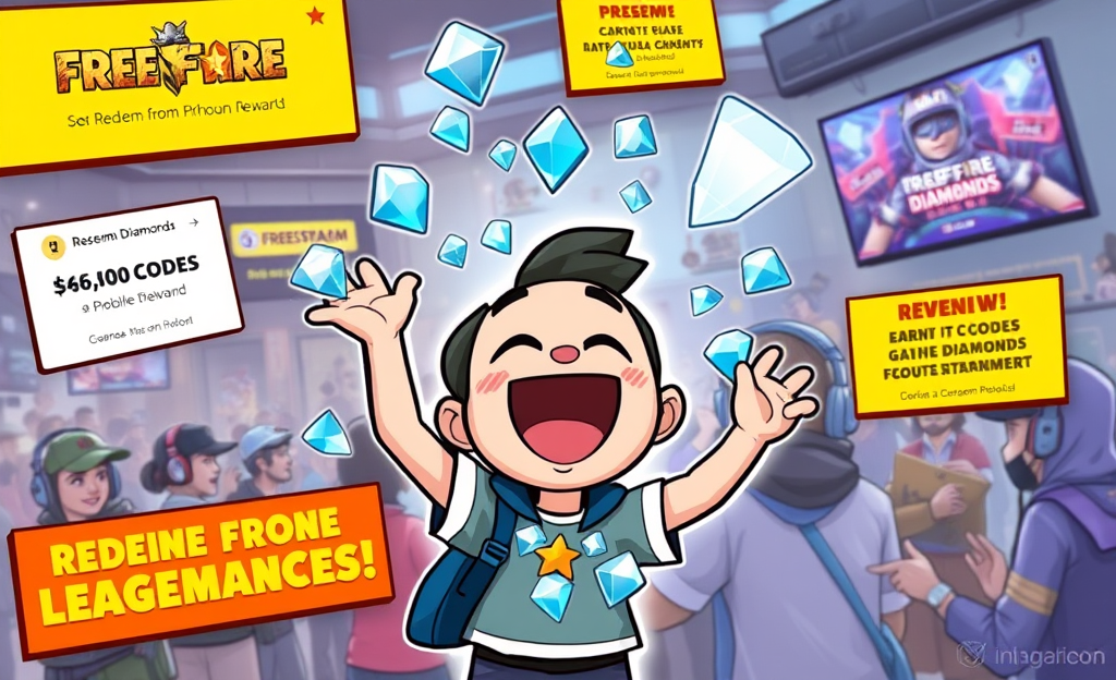 A player enjoying Free Fire while looking for ways to earn diamonds without hacks.