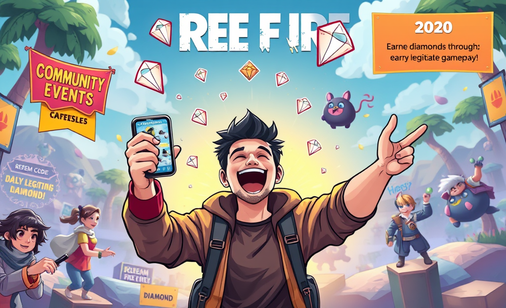 How to earn diamonds in Free Fire without using hacks.