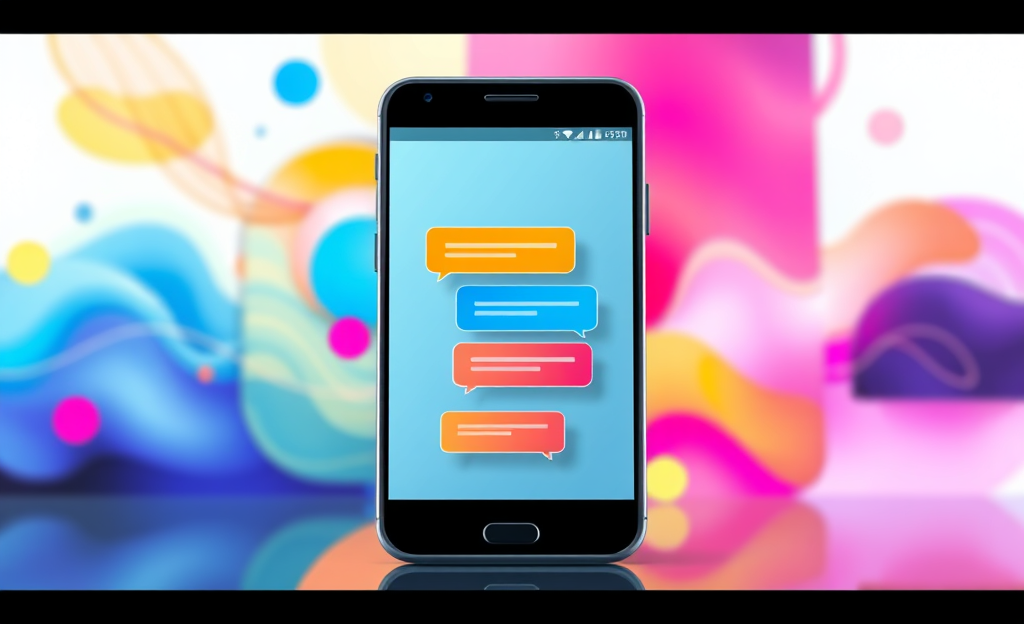 An illustration showing how to unlock hidden messages on Messenger