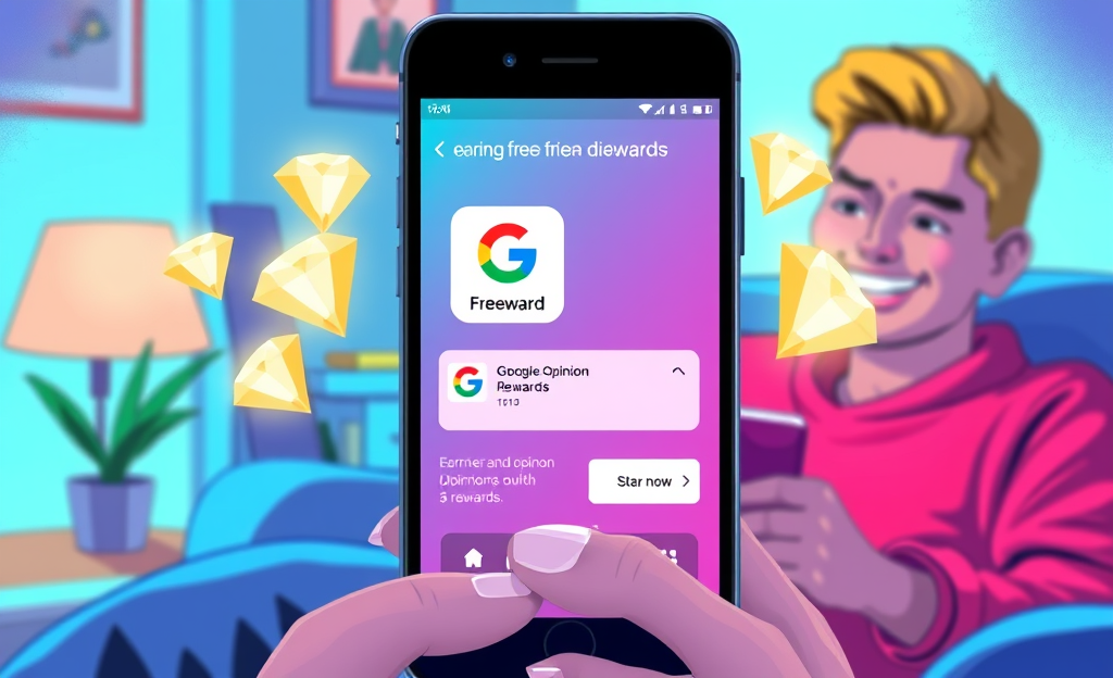 Image showing a secure app for earning Free Fire diamonds