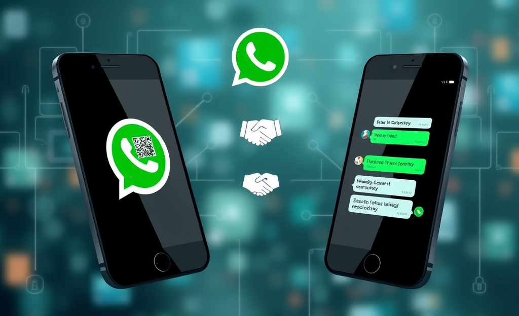 An infographic illustrating secure methods to access WhatsApp conversations with consent.