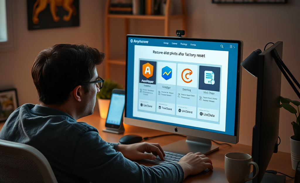 Image depicting ways to recover deleted photos after a factory reset