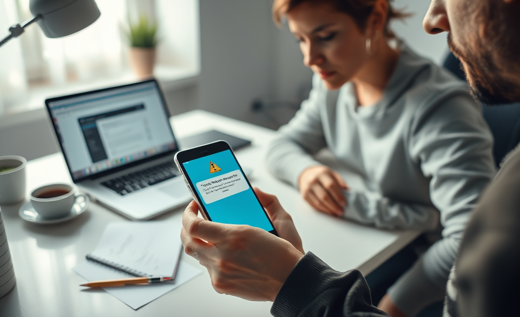 A smartphone displaying virus protection measures and antivirus software.