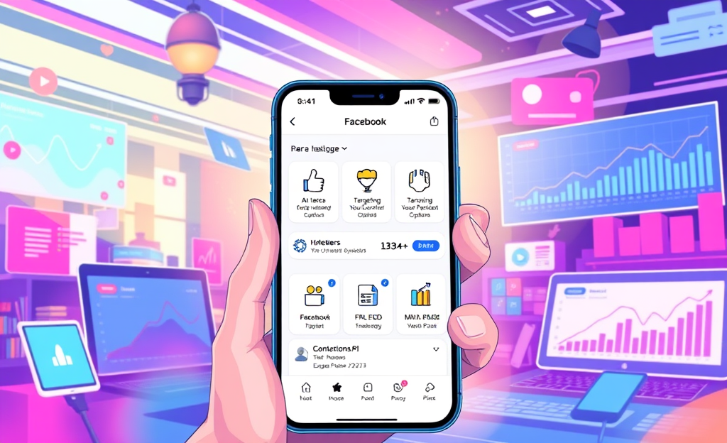 An app that enhances Facebook performance through advanced advertising features.