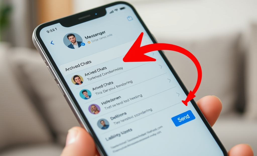 A guide on recovering archived conversations in Messenger app