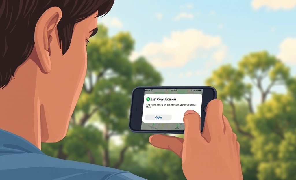 A person looking for ways to track a turned off cell phone.