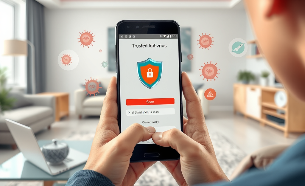 Image depicting steps to remove viruses from Android devices