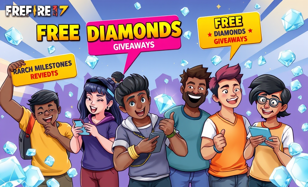 Image showing tips on how to earn free diamonds in Free Fire