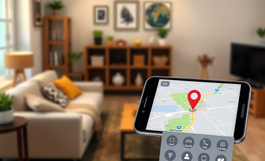 A user-friendly app interface for locating mobile phones.