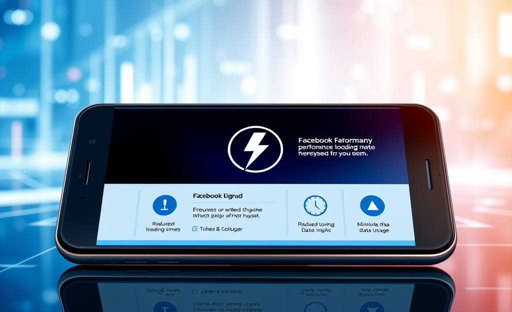Image showcasing the app designed to make Facebook super fast