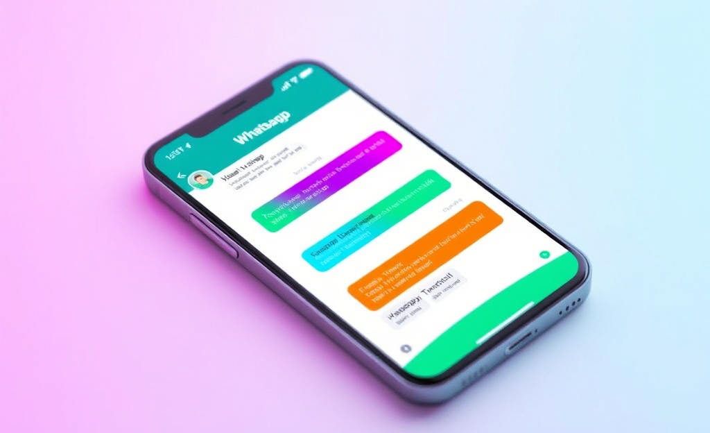 A user interacting with the WhatsApp Viewer app to manage messages.