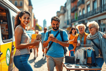 An image depicting various ways to quickly acquire money for immediate needs.