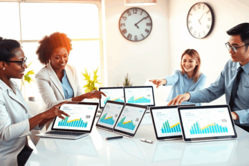 An individual reviewing their credit report online to ensure financial health and security.