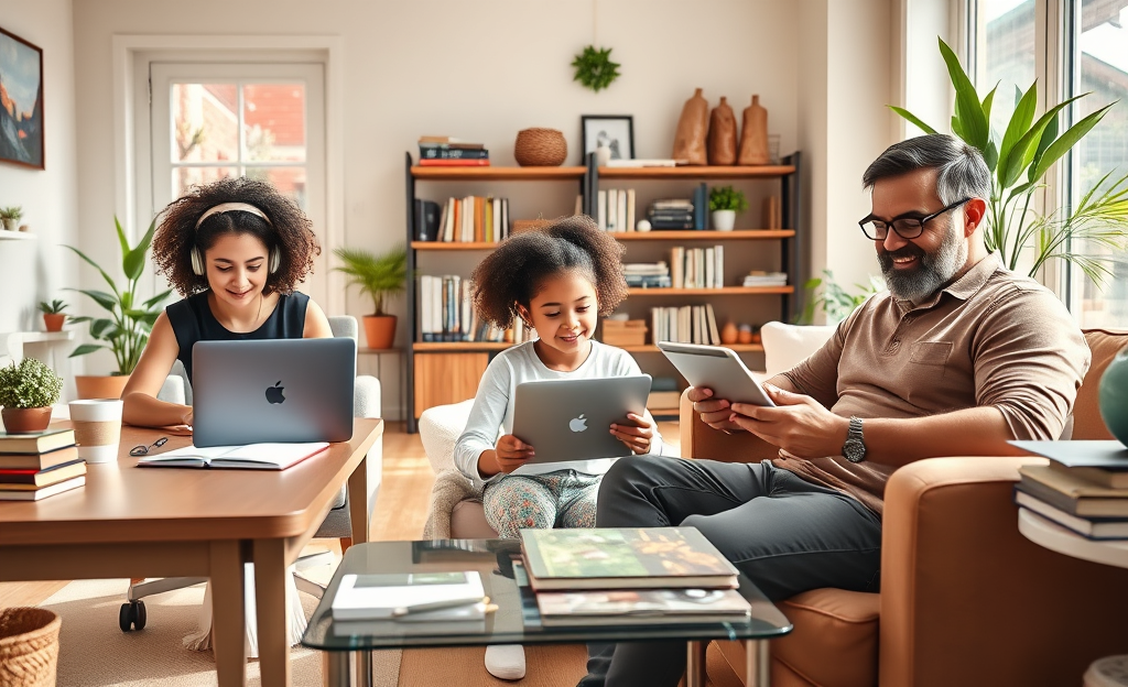 Person working from home on a laptop, exploring easy money opportunities.