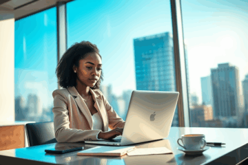 An illustration showing quick financing options for getting credit in a few minutes