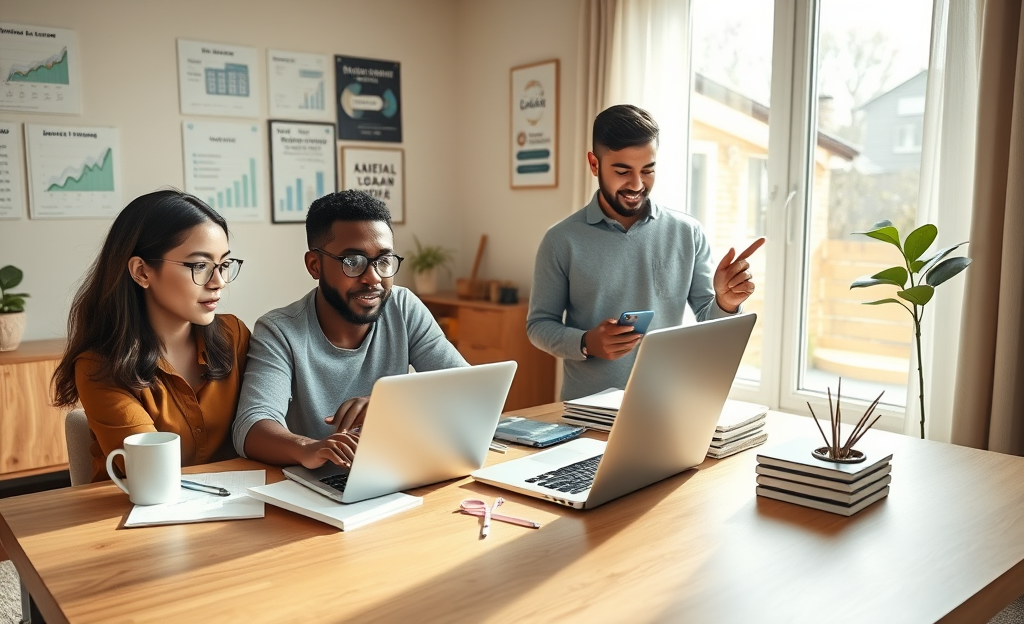 A person applying for an online loan with immediate approval.