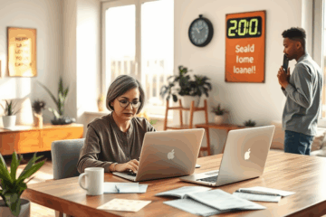 An individual applying for an online loan with immediate approval.