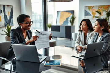 Illustration of credit approval options without bank history