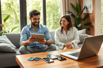 Digital credit services offered by Discover Bank showcased with instant credit card features and virtual payment options.