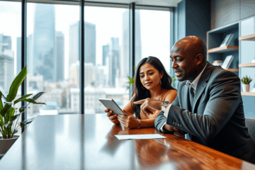 A person reviewing a personal loan offer from a bank.