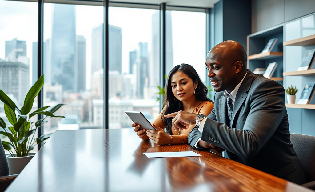 A person reviewing a personal loan offer from a bank.