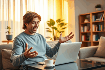 A person considering personal loans with Avant USA, evaluating financial options.