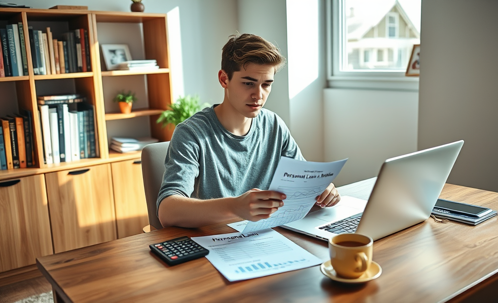A person considering options for a CA$4,000 personal loan.
