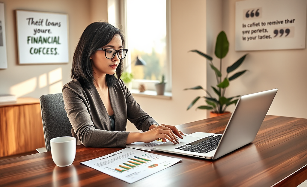 Illustration of credit score and personal loans process with Discover.