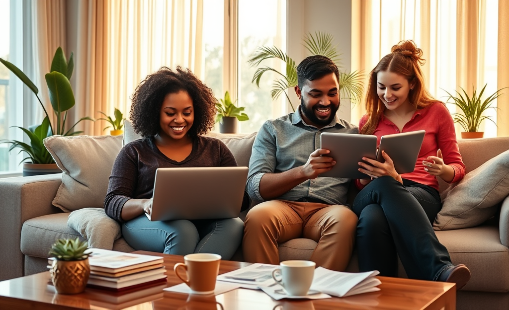 A person applying for online credit on a laptop.