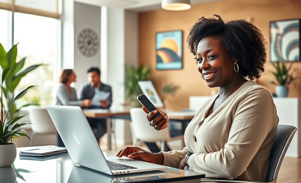 A person reviewing quick loan options on a laptop