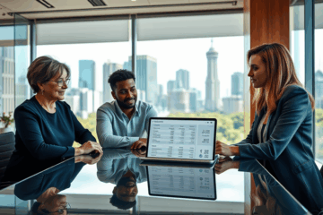 A person reviewing financial options for a consolidated personal loan.