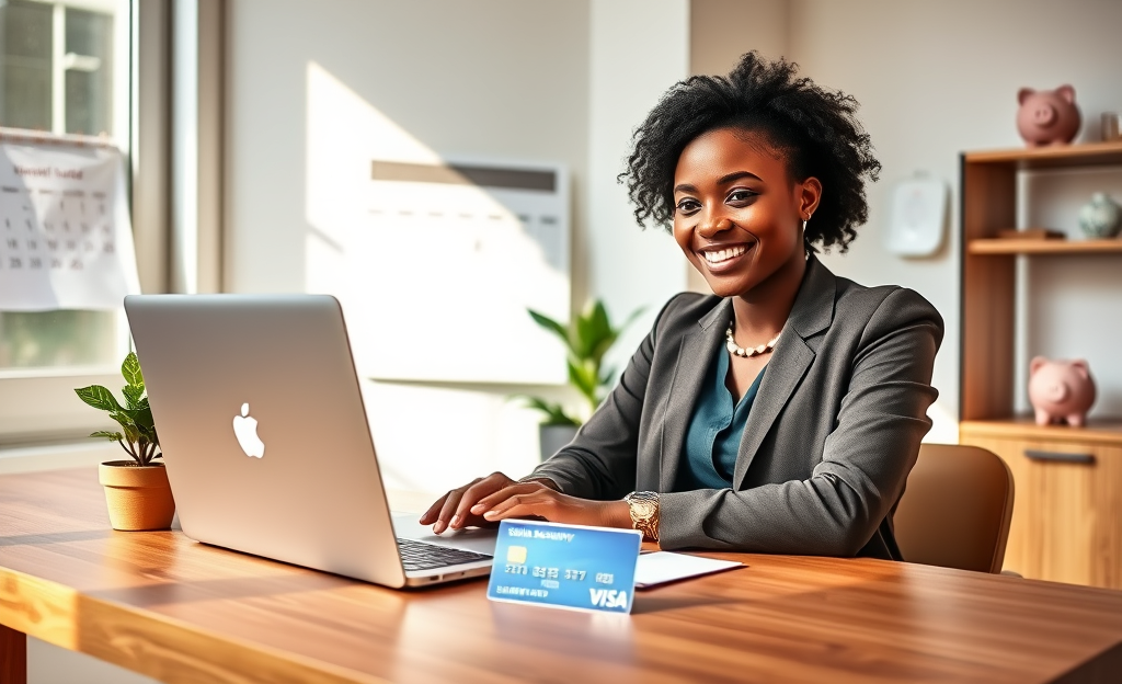 Image depicting strategies for building credit for newcomers.