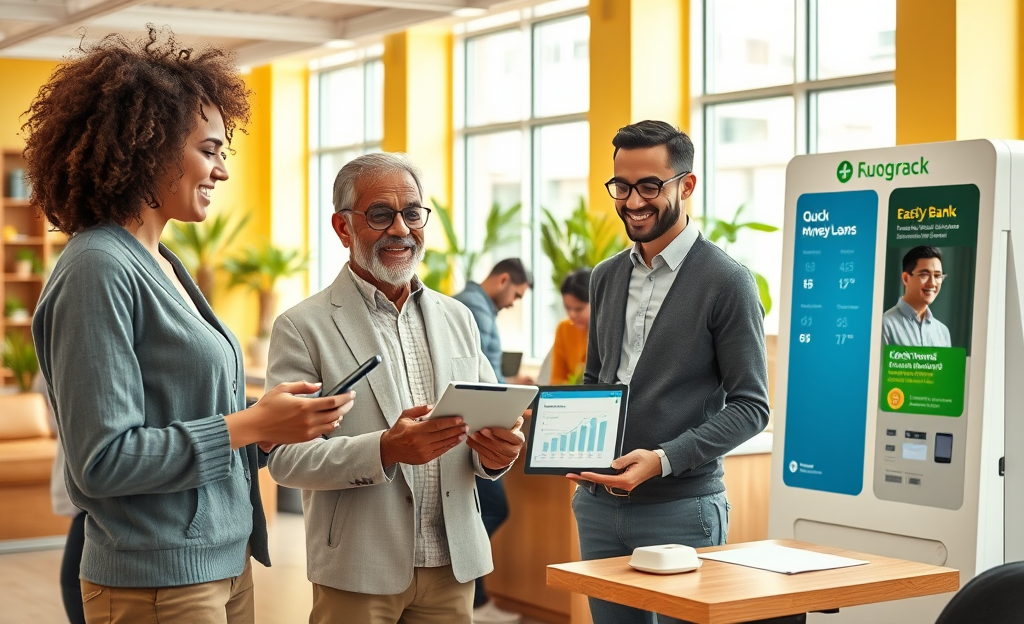 A person analyzing financial options for quick money solutions with fair fees.