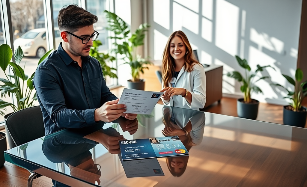 A visual representation of secure credit options, highlighting the benefits of building credit without unexpected fees.