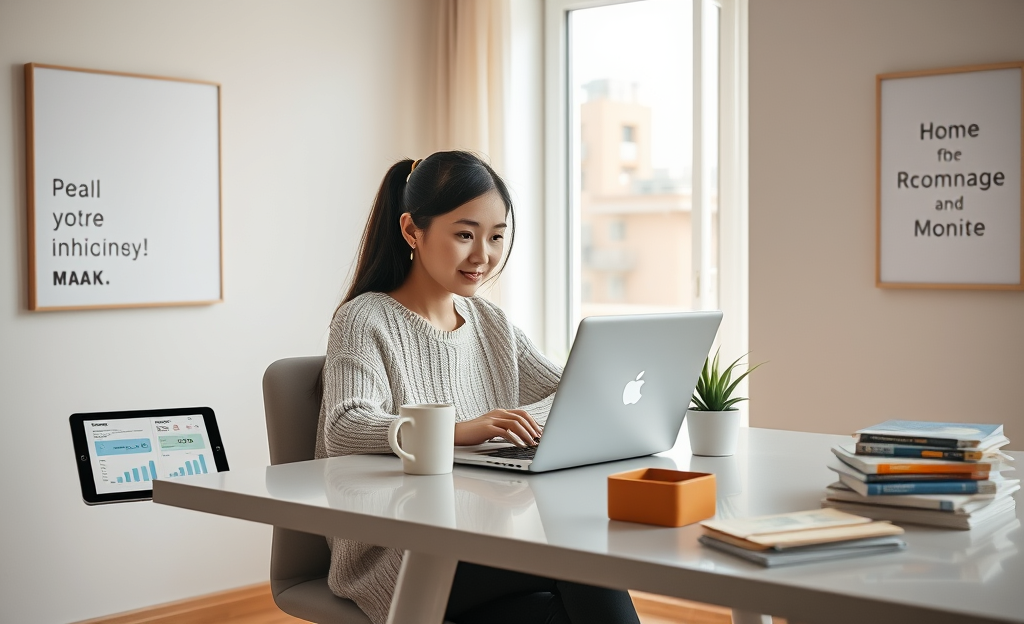 A person reviewing online loan options for various needs.
