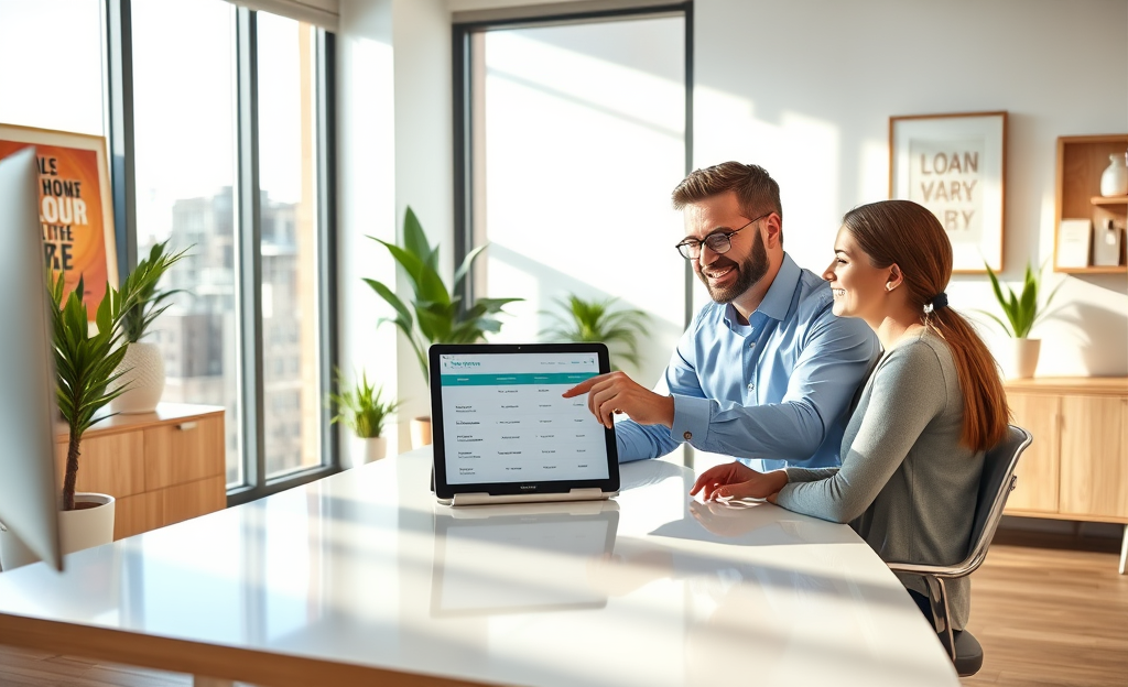 Featured image showing a person happily receiving money with no paperwork or guarantor involved, symbolizing easy loans.