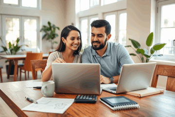 A homeowner reviewing home equity loan options for easy approval.