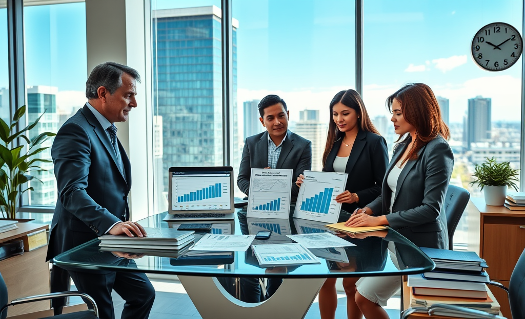 A happy couple receiving their mortgage credit approval swiftly