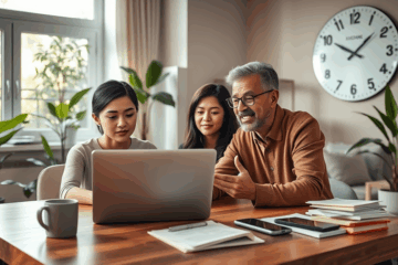 A person reviewing personal loan options with OppLoans.