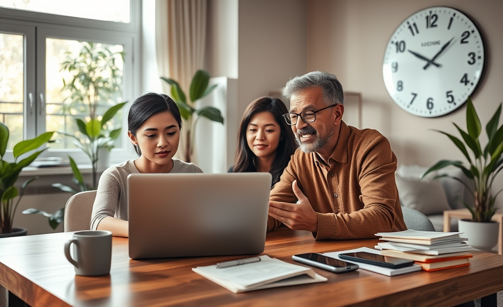 A person reviewing personal loan options with OppLoans.
