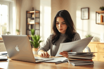 A person contemplating urgent financial decisions with a focus on LightStream personal loans.