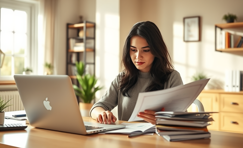 A person contemplating urgent financial decisions with a focus on LightStream personal loans.