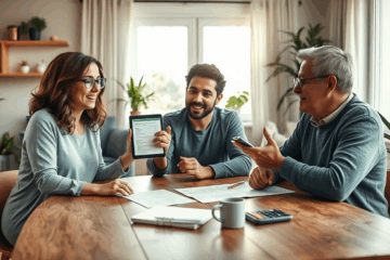 A person reviewing financial documents, considering Earnest Personal Loans for urgent expenses.