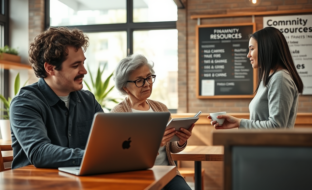 A person reviewing a Navy Federal Credit Union loan application for urgent financial resources.