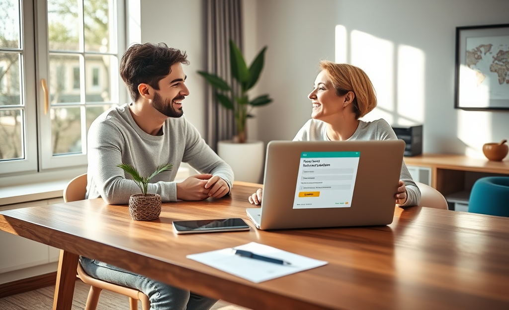 A person reviewing options for a quick and secure personal loan