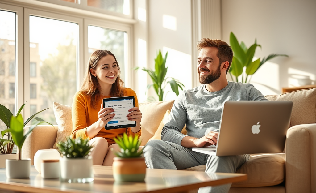 Person reviewing a Personal Loan application without any stress.