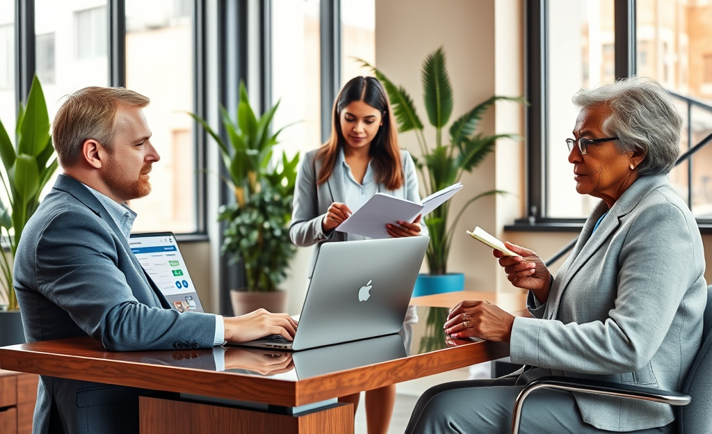 A person applying for a personal loan with quick approval