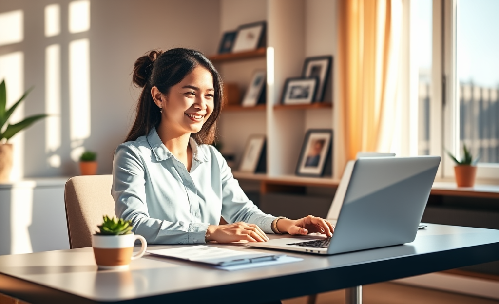 A person using a laptop to apply for an online personal loan with ease.