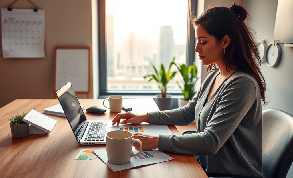 A small business owner reviewing personal loan options for funding growth.